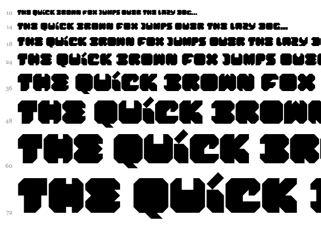 Think Pink font waterfall